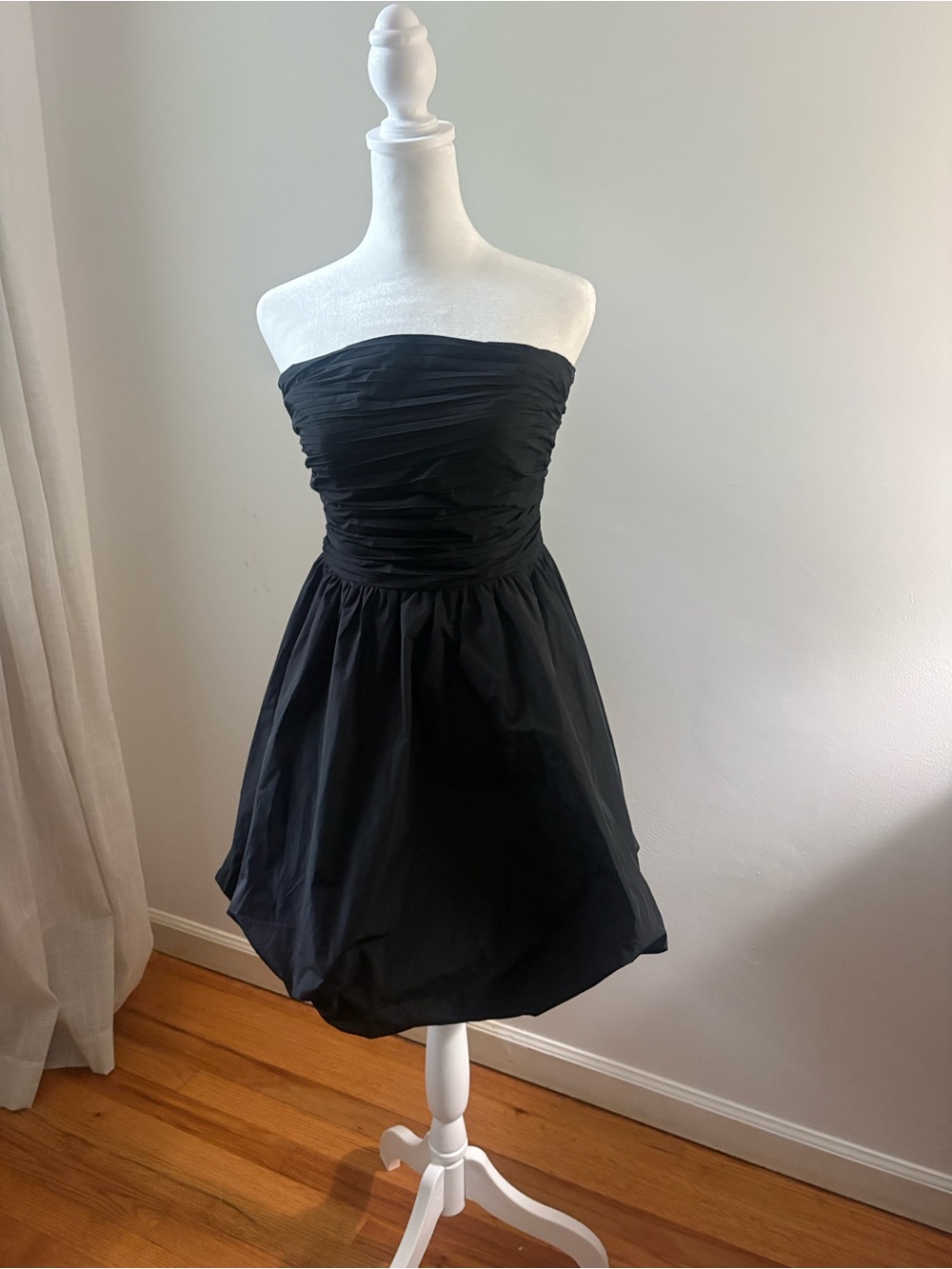 Lucky Strapless Black Bubble Party Dress - Classic Cocktail Style